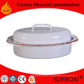 Sunboat Enamel Pot Stew Pot Enamel Roaster Kitchenware/ Kitchen Appliance